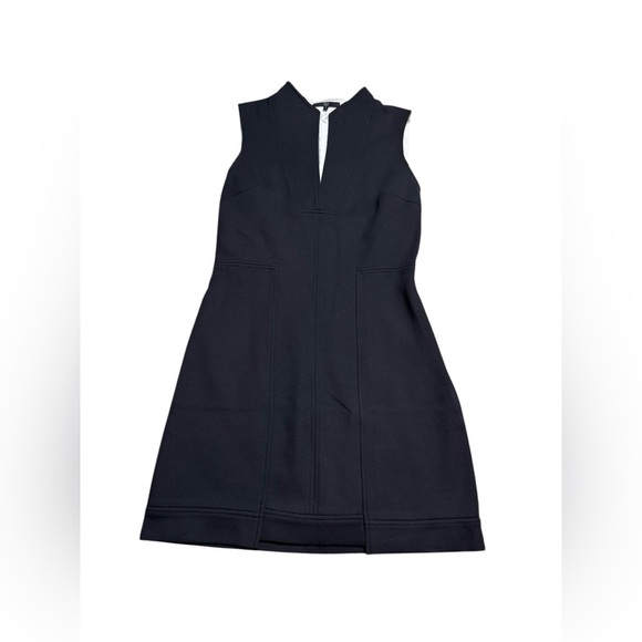 🖤 Tibi Black Sheath Mini Dress Sleeveless Size 8 🖤 - Picture 2 of 4